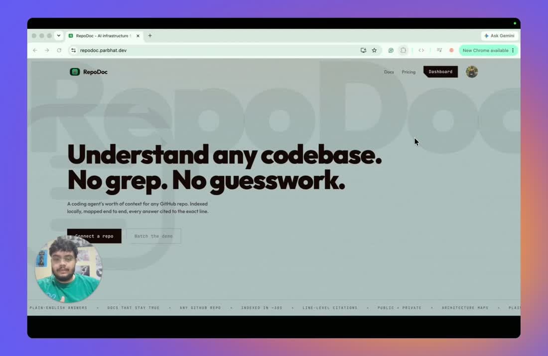 RepoDoc - Codebase RAG